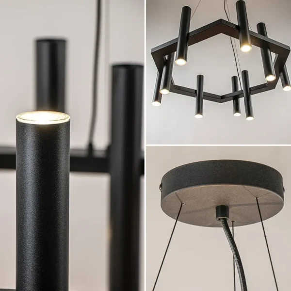 lichts_design_hanglamp_ho_3.webp Discount Straluma 12-Lichts design hanglamp 6-hoekig mat zwart