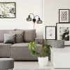 lichts_draad_wandlamp_mat_4.webp Discount Straluma 2-Lichts draad wandlamp mat zwart