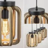 lichts_eettafelhanglamp_m_2-1.webp New Straluma 4-Lichts eettafelhanglamp mat zwart met ruw hout