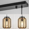 lichts_eettafelhanglamp_m_3-1.webp New Straluma 4-Lichts eettafelhanglamp mat zwart met ruw hout