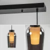 lichts_hanglamp_balk_zwar_3.webp Discount Straluma 3-Lichts hanglamp balk zwart/marmer met smoke glas