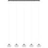 lichts_hanglamp_chroom_me_1.webp New Straluma 5-Lichts hanglamp chroom met helder glas en dimbaar LED