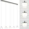 lichts_hanglamp_chroom_me_2.webp New Straluma 5-Lichts hanglamp chroom met helder glas en dimbaar LED