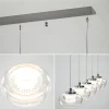 lichts_hanglamp_chroom_me_3.webp New Straluma 5-Lichts hanglamp chroom met helder glas en dimbaar LED