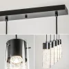 Flash Sale Straluma 5-Lichts hanglamp cilinder helder glas met zwart