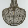 Fashion Straluma 2-Lichts hanglamp Khedira mat zwart/brons