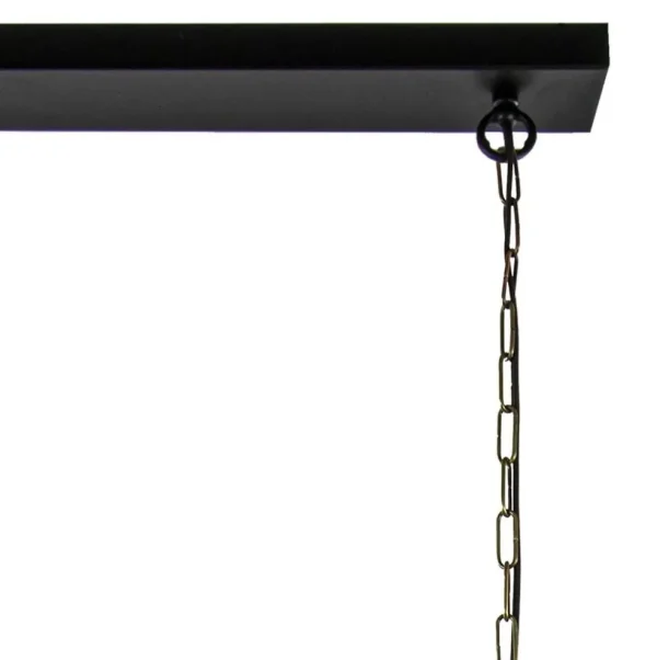 Fashion Straluma 2-Lichts hanglamp Khedira mat zwart/brons