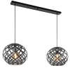lichts_hanglamp_scandinav_1.webp Fashion Straluma 2-Lichts hanglamp Scandinavisch/landelijk mat zwart