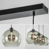 lichts_hanglamp_zwart_met_2-3.webp Sale Straluma 3-Lichts hanglamp zwart met smoke glas