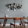 Clearance Straluma 3-Lichts hanglamp zwart met helder glazen bollen