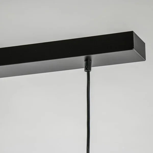 Cheap Straluma 5-Lichts hanglamp zwart-goud met opaal glas