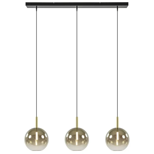 lichts_led_eettafelhangla_1-4.webp Shop Straluma 3-Lichts LED eettafelhanglamp met gold fading glas