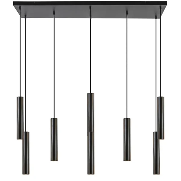 lichts_metalen_hanglamp_c_1.webp Discount Straluma 8-Lichts metalen hanglamp cilinders mat zwart
