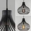 Cheap Straluma 2-Lichts moderne hanglamp draad zwart