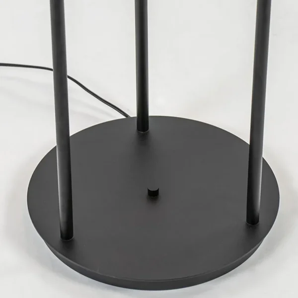 lichts_moderne_vloerlamp__2.webp Hot Straluma 3-Lichts moderne vloerlamp mat zwart exclusief lichtbron