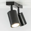 Outlet Straluma 2-Lichts opbouwspot GU10 mat zwart