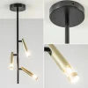 lichts_plafondlamp_g_zwar_2.webp Flash Sale Straluma 3-Lichts plafondlamp G9 zwart met goud
