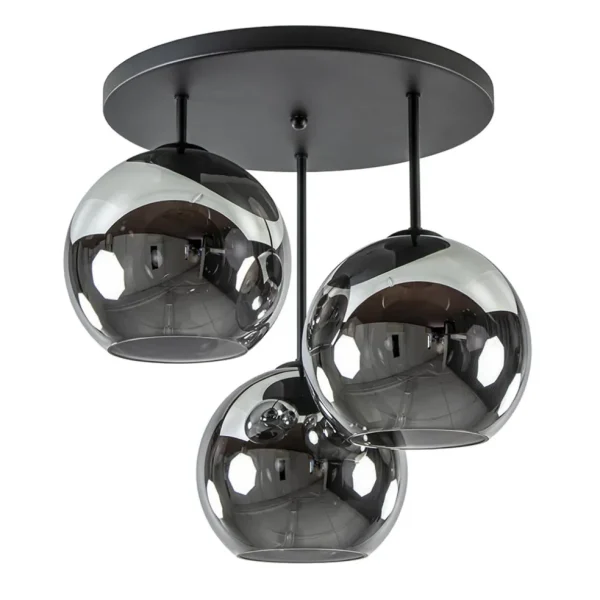 lichts_plafondlamp_mat_zw_0-2.webp Flash Sale Straluma 3-Lichts plafondlamp mat zwart met titanium glas