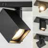 lichts_plafondlamp_met_vi_3.webp Cheap Straluma 2-Lichts plafondlamp met vierkante spots mat zwart