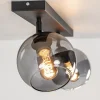 lichts_plafondlamp_smoke__2.webp Online Straluma 2-Lichts plafondlamp smoke glas met zwart