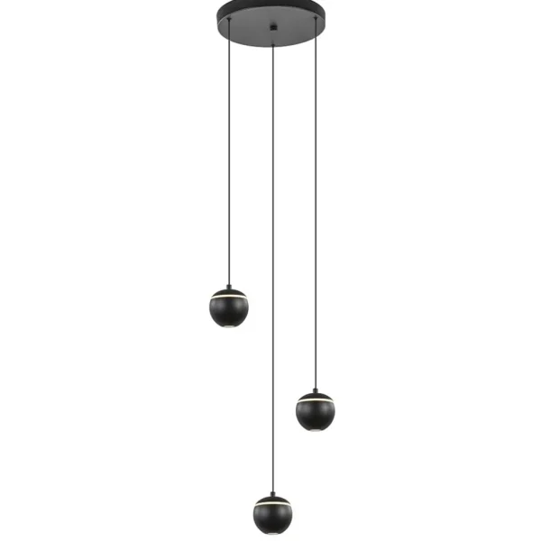lichts_ronde_led_hanglamp_1.webp Cheap Straluma 3-Lichts ronde LED hanglamp bollen zwart met goud
