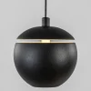 lichts_ronde_led_hanglamp_2.webp Cheap Straluma 3-Lichts ronde LED hanglamp bollen zwart met goud