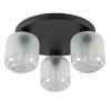 lichts_ronde_plafondlamp__0.webp Flash Sale Straluma 3-Lichts ronde plafondlamp zwart met helder/mat glas