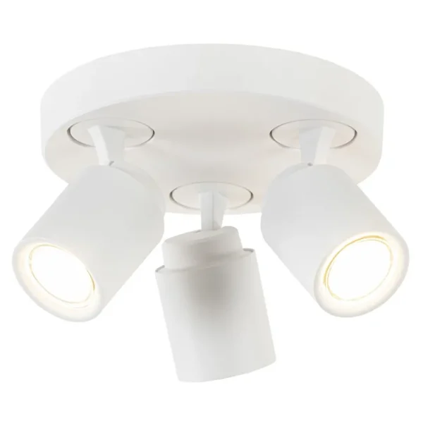 lichts_ronde_plafondspot__1.webp Cheap Straluma 3-Lichts ronde plafondspot wit verstelbaar