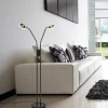 lichts_vloerleeslamp_zwar_4.webp Best Sale Straluma 2-Lichts vloer/leeslamp zwart met dimbaar LED