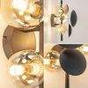 lichts_wandlamp_grijsgoud_3.webp Clearance Straluma 3-Lichts wandlamp grijs/goud met amber glas