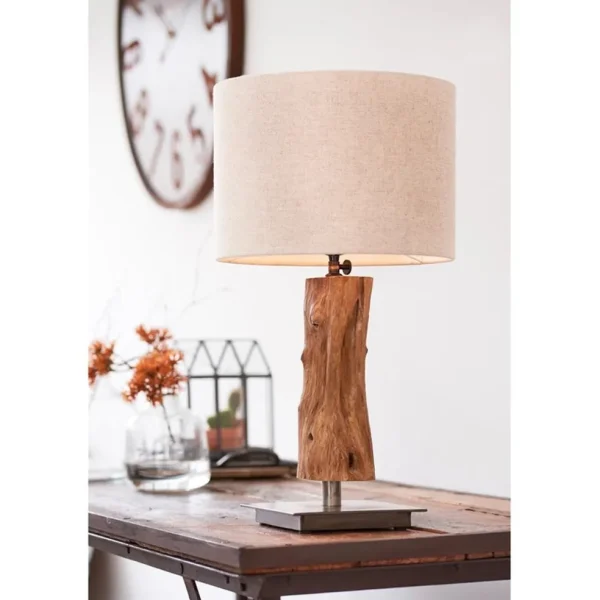 light_amp_living_lampvoet_4-2.webp Shop Straluma Light & Living lampvoet Siji metaal met hout