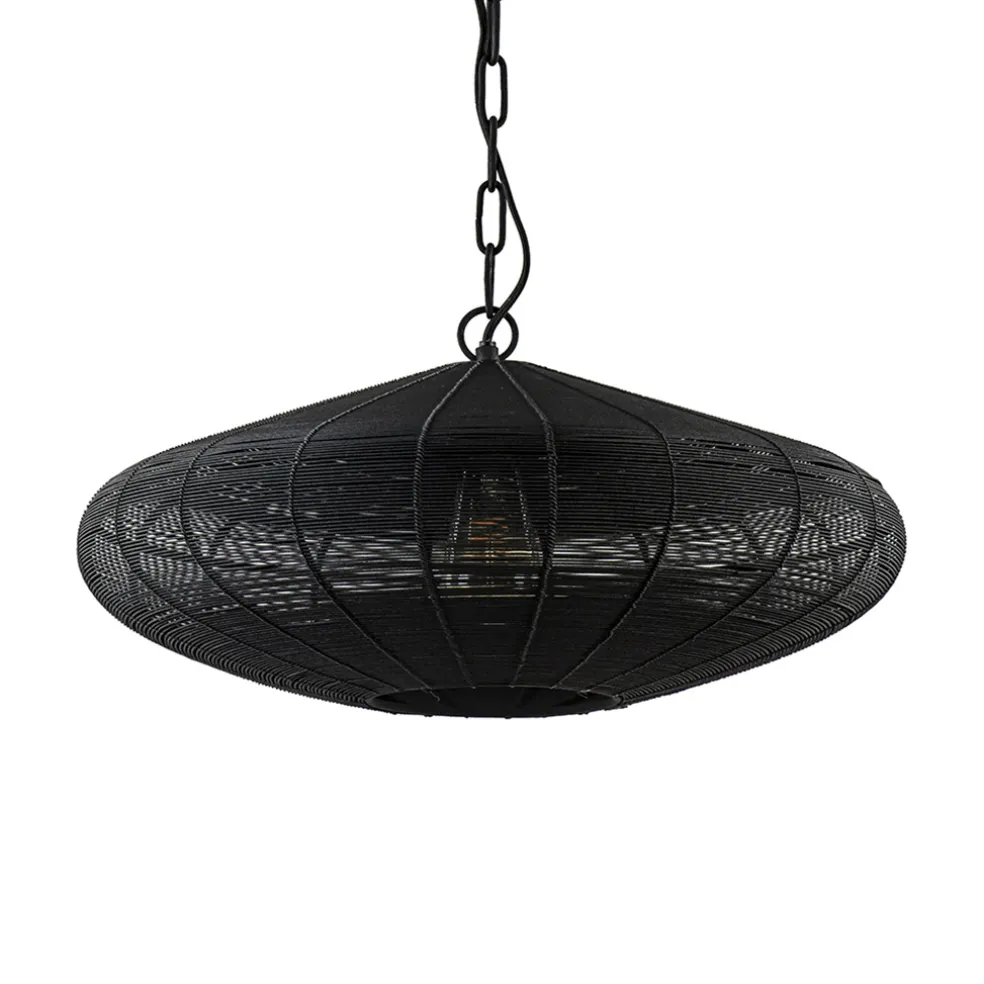 light_and_living_hanglamp_0-3.webp Shop Straluma Light and Living hanglamp Bahoto mat zwart 51 cm