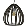 Cheap Straluma Light and Living hanglamp Barsia wood dark brown