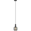 light_and_living_hanglamp_1.webp Discount Straluma Light and Living hanglamp Lekar zwart met smoke glas klein