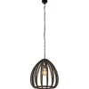Cheap Straluma Light and Living hanglamp Barsia wood dark brown