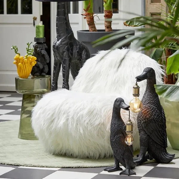 light_and_living_tafellam_4-12.webp Shop Straluma Light and Living tafellamp Duck mat zwart met brons