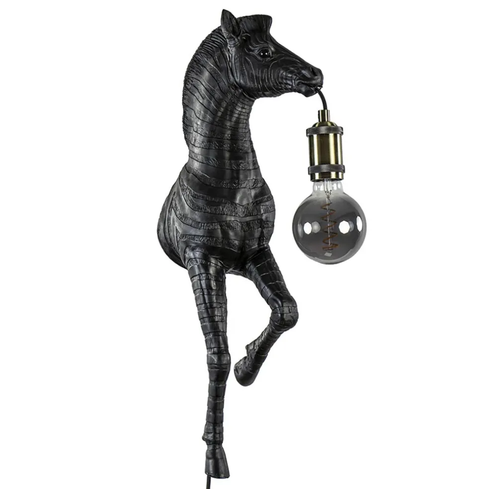light_and_living_wandlamp_0-2.webp Clearance Straluma Light and Living wandlamp Zebra mat zwart
