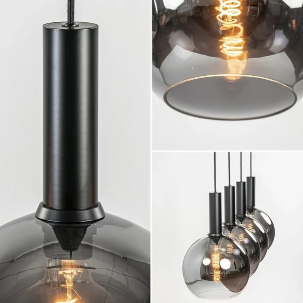luxe_lichts_eettafelhangl_2-1.webp Fashion Straluma Luxe 4-lichts eettafelhanglamp met smoke glazen bollen