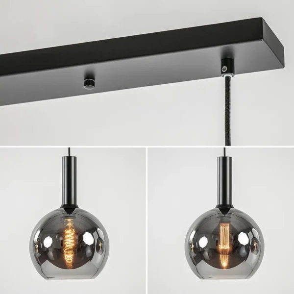 luxe_lichts_eettafelhangl_3-1.webp Fashion Straluma Luxe 4-lichts eettafelhanglamp met smoke glazen bollen