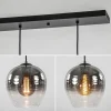 luxe_lichts_eettafelhangl_3.webp Outlet Straluma Luxe 5-lichts eettafelhanglamp smoke glas met verloop