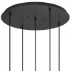 luxe_lichts_hanglamp_mat__3.webp Clearance Straluma Luxe 5-lichts hanglamp mat zwart E27+GU10 rond