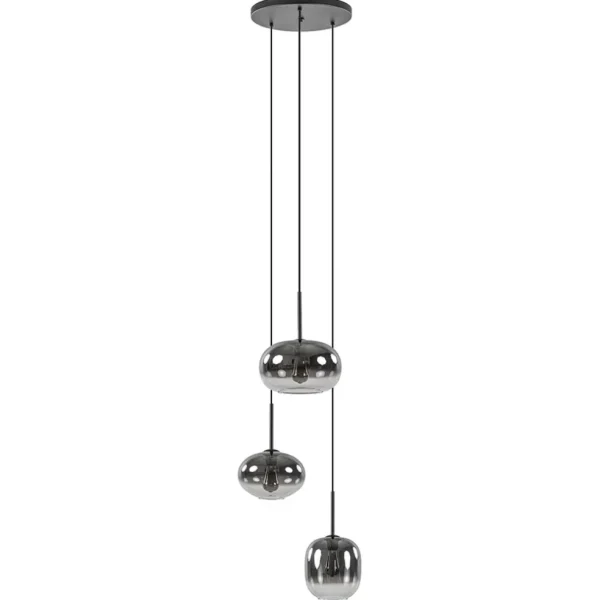 luxe_lichts_hanglamp_rond_0.webp Cheap Straluma Luxe 3-lichts hanglamp rond met smoke glazen kappen