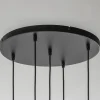 luxe_lichts_videlamp_mess_3.webp Online Straluma Luxe 5-lichts videlamp messing met amber glazen bollen