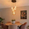 luxe_lichts_videlamp_mess_4.webp Online Straluma Luxe 5-lichts videlamp messing met amber glazen bollen