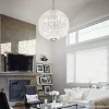 Sale Straluma Luxe ronde hanglamp kristal met chroom