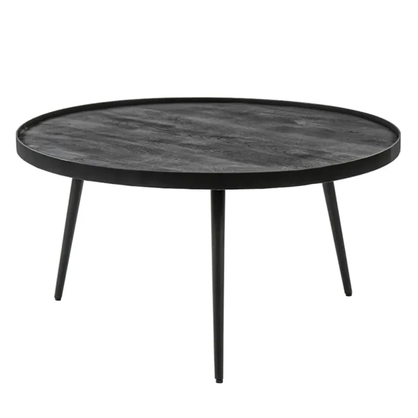 Discount Straluma Mango houten koffietafel set van 2 zwart