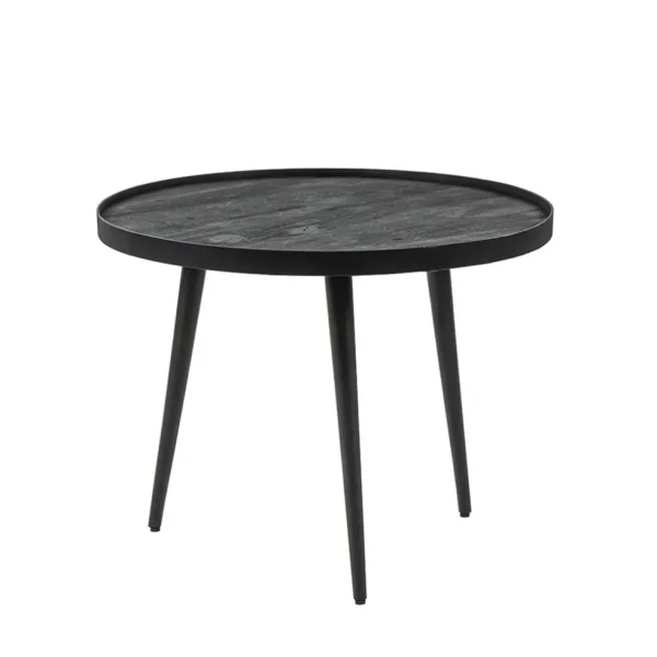 Discount Straluma Mango houten koffietafel set van 2 zwart