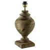 massief_houten_lampvoet_m_0.webp New Straluma Massief houten lampvoet Milazzo met bronzen fitting
