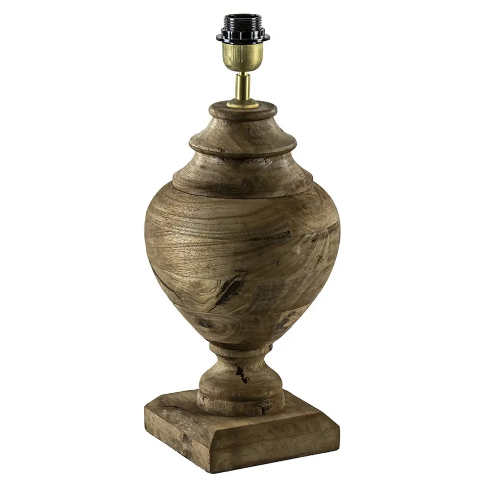 massief_houten_lampvoet_m_0.webp New Straluma Massief houten lampvoet Milazzo met bronzen fitting