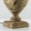 massief_houten_lampvoet_m_1.webp New Straluma Massief houten lampvoet Milazzo met bronzen fitting